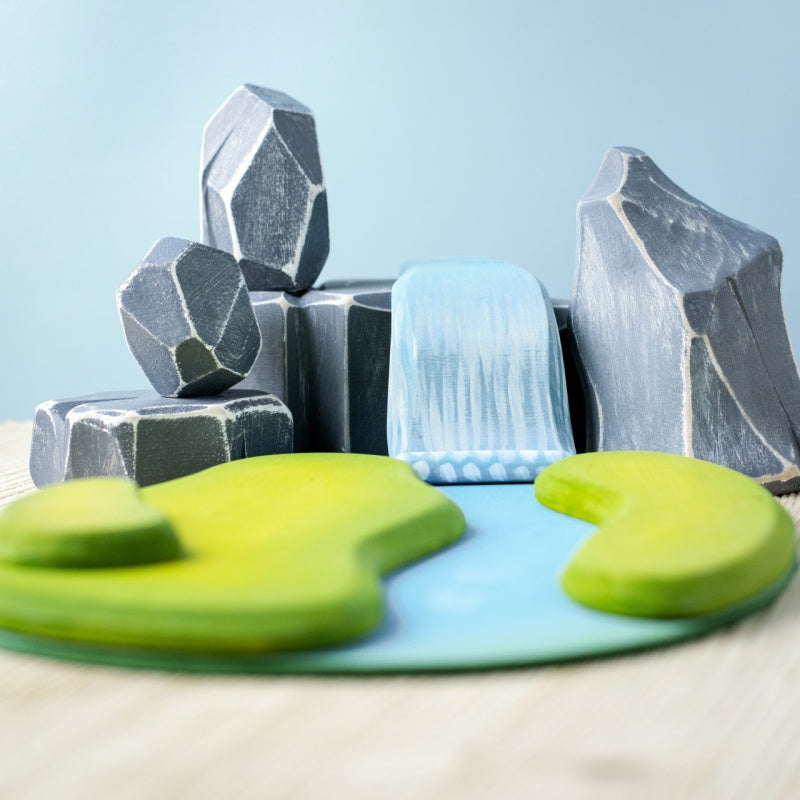 Set Rau de Munte, Cascada, Pietre de Rau – BumbuToys
